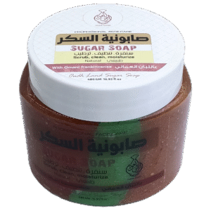 صابونية السكر باللبان العماني  Suger soap with omani luban